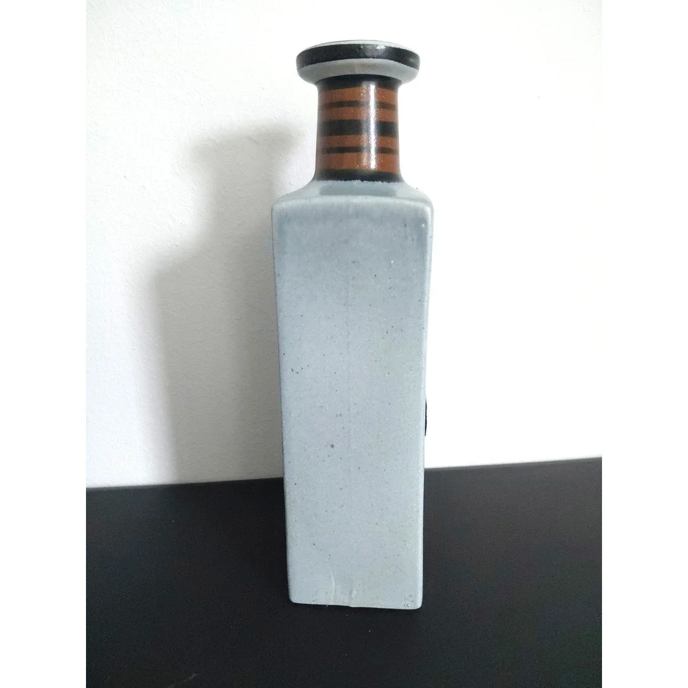 Lapid Israel Pottery Mid Century Inlaid 14